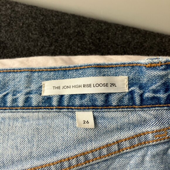 ✨ Denim Forum The Joni High-Rise Loose Jeans – Size 26 (Aritzia) ✨ - Picture 6 of 6